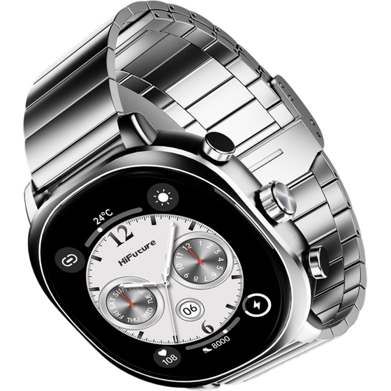 Smartwatch HiFuture AIX 46mm - Titanium Silver image 3