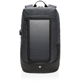 Τσάντα Laptop Swiss Peak Eclipse Solar Backpack 15.6" - Γκρι