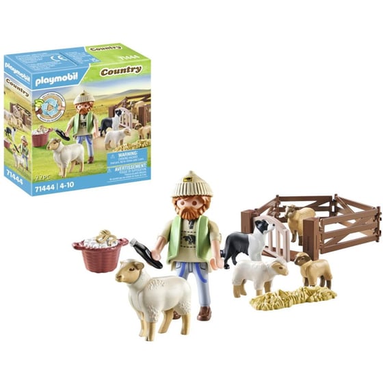 PLAYMOBIL® Country Βοσκός με προβατάκια (71444) image 4