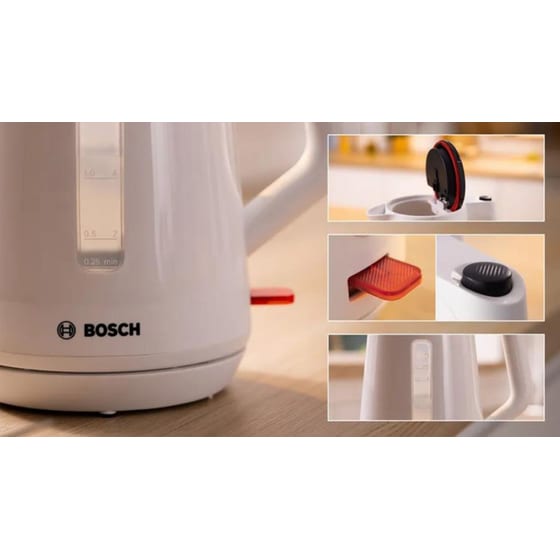 Βραστήρας BOSCH MyMoment TWK1M121 2400 W 1.7 L Λευκό image 4