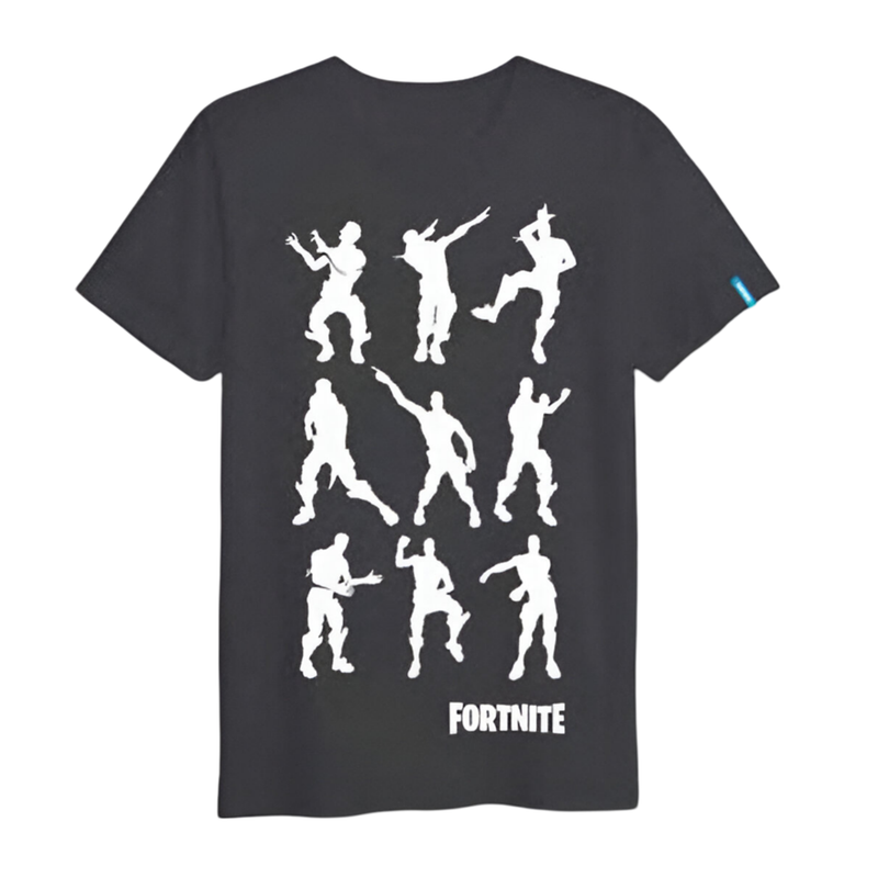 PCMERCH T-shirt Pcmerch Fortnite Dance Party - Μαύρο