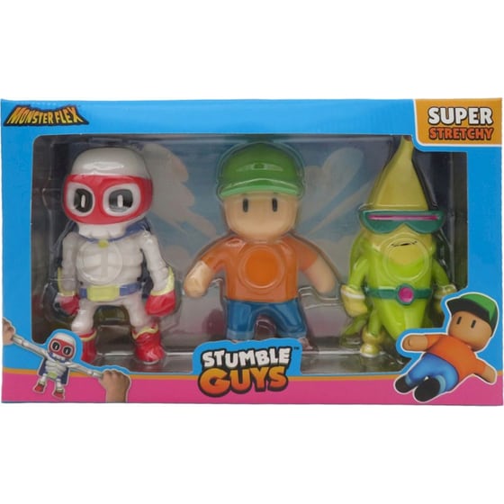 Just Toys Σετ Φιγούρες Monster Flex Stumble Guys Series 2 - 3 Σχέδια Τυχαία Επιλογή Σχεδίου image 0