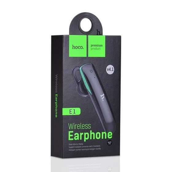 Ακουστικό Bluetooth Hoco E1 - Μαύρο image 1