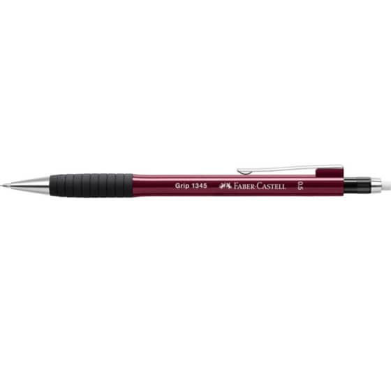 Μηχανικό Μολύβι Faber Castell Grip 1345 0.5 mm Wine Red image 0