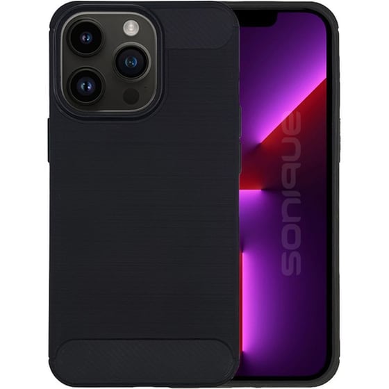 Θήκη Apple iPhone 13 Pro - Sonique Carbon Brushed - Μαύρο image 0