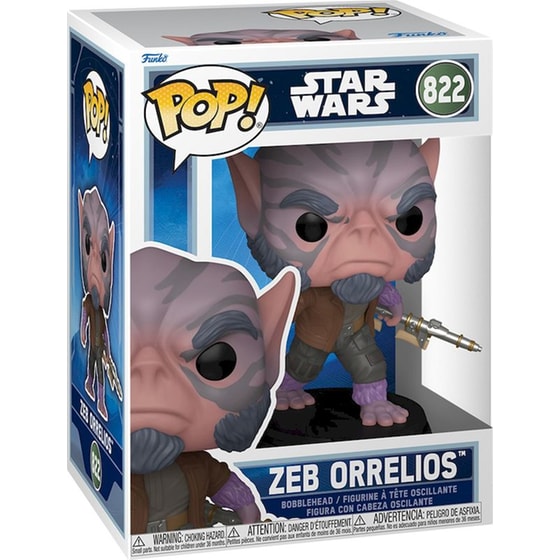 Funko Pop! Star Wars The Mandalorian & Grogu - Zeb Orrelios #822 image 1
