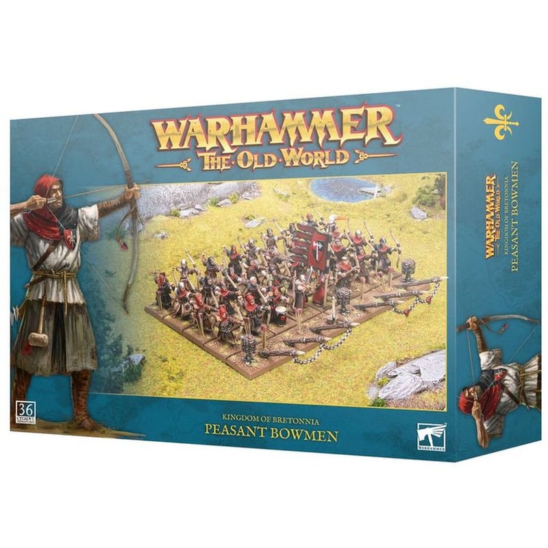 GAMES WORKSHOP Kingdom Of Bretonnia: Peasant Bowmen Warhammer GAMES WORKSHOP