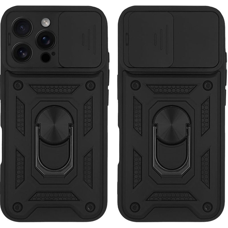 Θήκη Apple iPhone 16 Pro Max - Sonique Ring Armor CamPro - Μαύρο