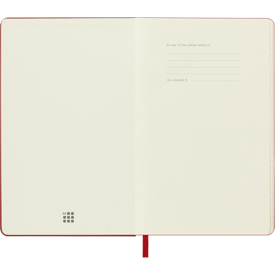 Ημερολόγιο Εβδομαδιαίο 2027 Moleskine 12M Pocket Hardcover Κόκκινο image 2
