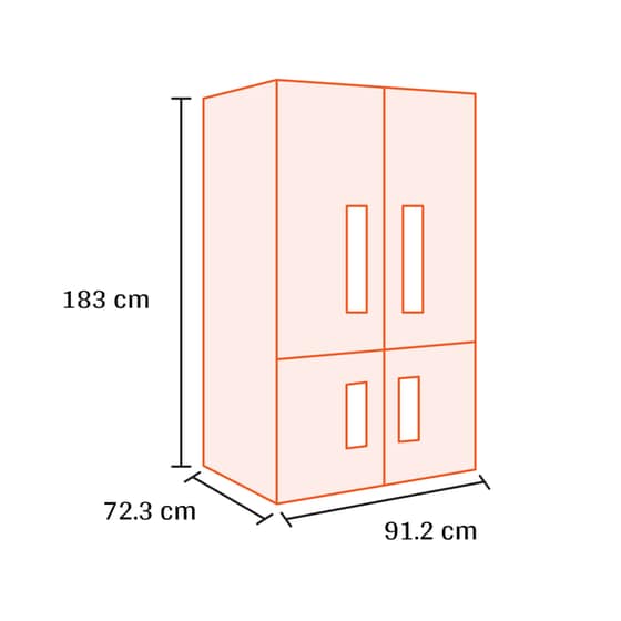 SAMSUNG RF65DG9H0EB1EF Bespoke Family Hub No Frost 636 Lt Μαύρο Ψυγείο Ντουλάπα image 1