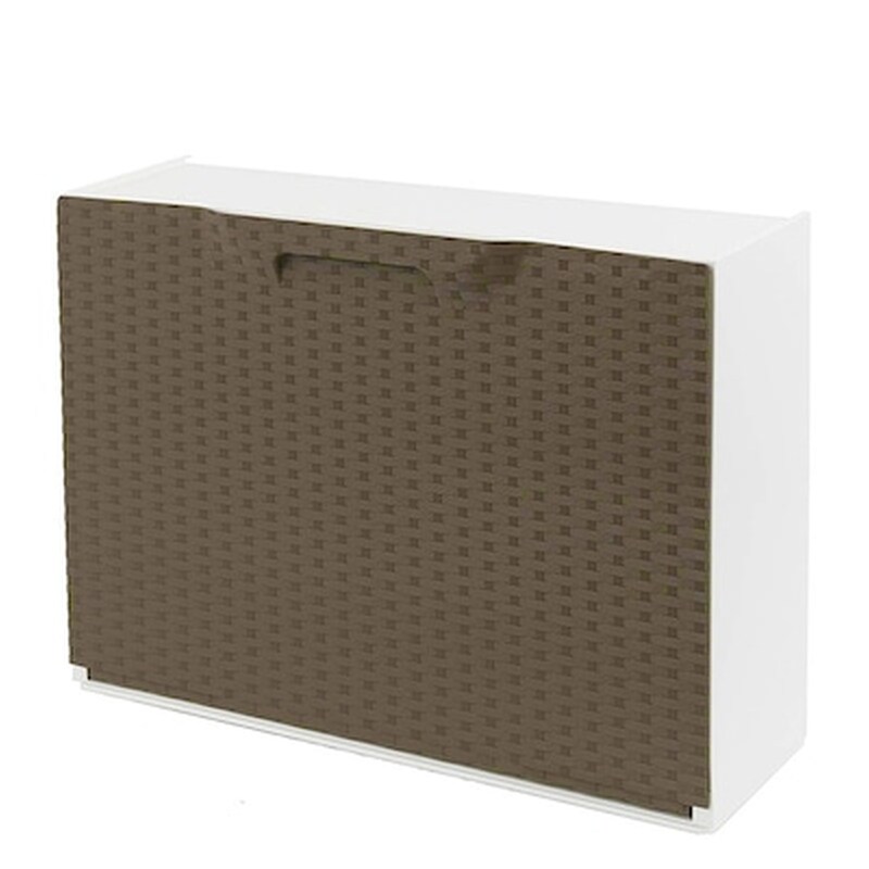 ARTPLAST Παπουτσοθήκη Συναρμολογούμενη Από Πλαστικό 51x17.3x41 cm - Καφέ/Μπεζ Ιταλίας