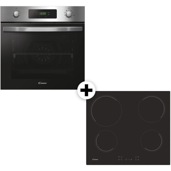 CANDY FIDCP X696 & CH64CCB/4U2 70 Lt Inox Eντοιχιζόμενο Σετ Φούρνος και Εστία image 0