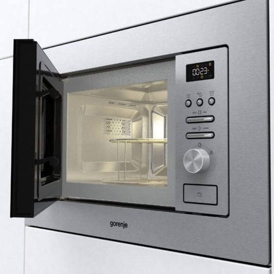 GORENJE BMI201AG1X 20 Lt με Grill Inox Εντοιχιζόμενος Φούρνος Μικροκυμάτων image 1