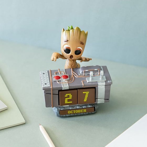 Διαρκές 3d Ημερολόγιο Marvel Groot Death Button image 4