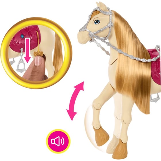Άλογο Barbie The Great Horse Chase Με Ήχους (HXJ42) image 2