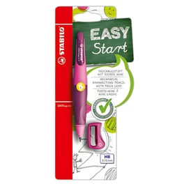 Σετ Γραφής Stabilo Easyergo για Δεξιόχειρες 3.15 mm HB Ροζ/Μωβ