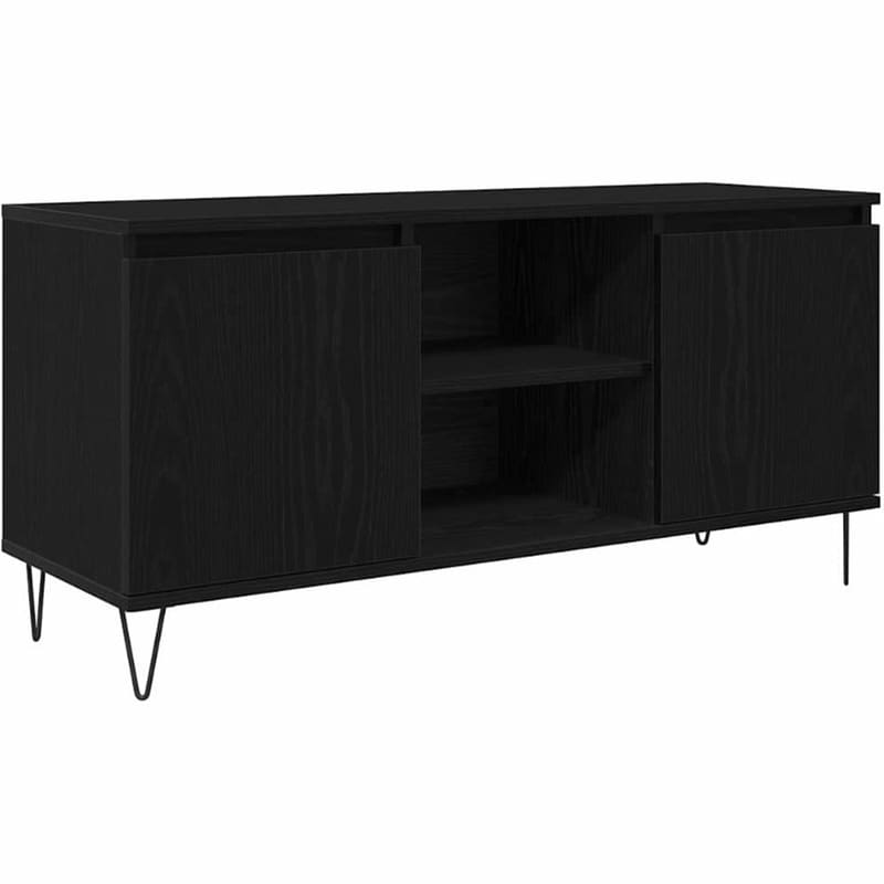 Έπιπλο Τηλεόρασης VidaXL 104 x 35 x 50 cm - Μαύρη Οξιά