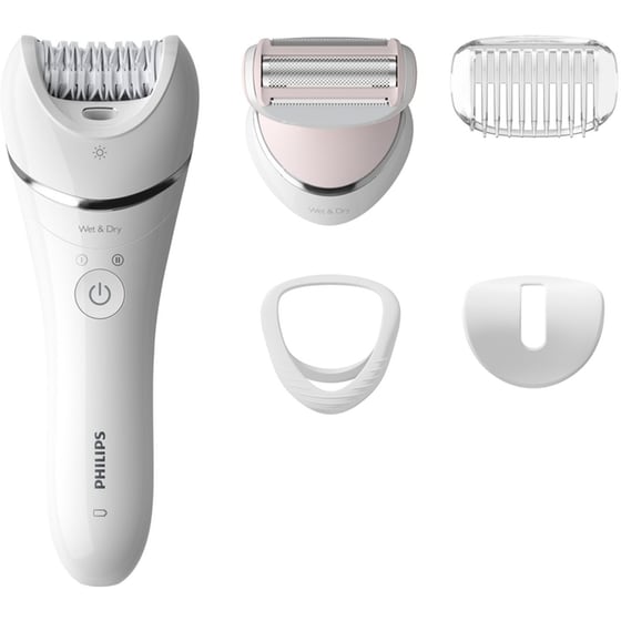 Σετ Αποτρίχωσης Σώματος PHILIPS BRE 710/00 για Υγρή και Στεγνή Χρήση Λευκό image 1