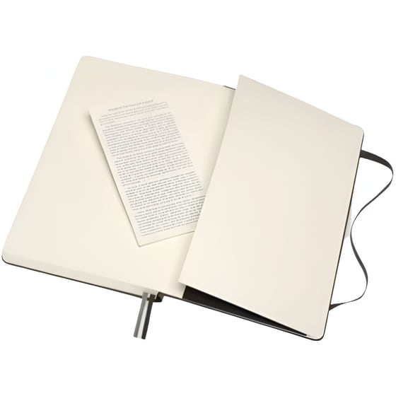 Σημειωματάριο Moleskine Ριγέ Large Μαύρο (1 Τεμάχιο) image 2