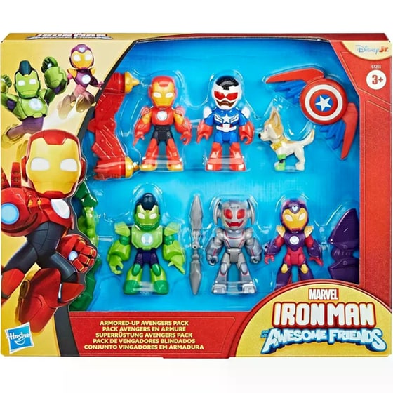 Iron Man and His Awesome Friends Hasbro Armored-Up Avengers Pack image 0