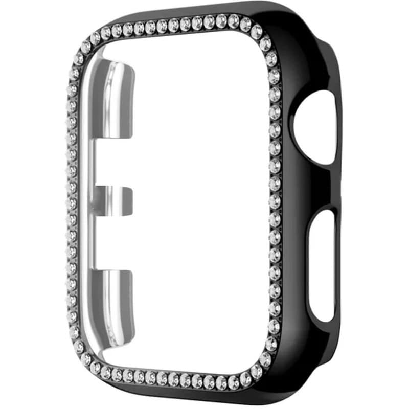 SONIQUE Θήκη Sonique Luxury Diamond PC για Apple Watch 42mm - Μαύρο