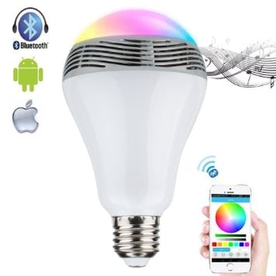 Έξυπνη Λάμπα Led Bluetooth Speaker, Color Changing image 0