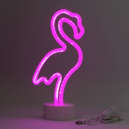 Φωτιστικό Legami It's A Sign Neon Effect Led Flamingo - Ροζ