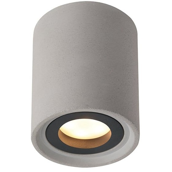 Σποτ Μονόφωτο Aca Monte Τσιμεντένιο 8.5x8.5x10 cm - Γκρι image 0