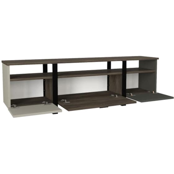 Έπιπλο Τηλεόρασης 24Mall Franco από Μοριοσανίδα 150x31.5x46.2 cm - Πολυχρωμό image 2