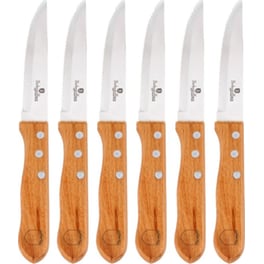 Σετ Μαχαίρια Μπριζόλας/ Steak Berlinger Haus Wild Jack's από Ανοξείδωτο Ατσάλι και Ξύλο 12cm 6 Τμχ