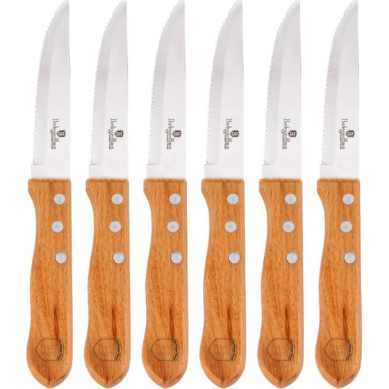 Σετ Μαχαίρια Μπριζόλας/ Steak Berlinger Haus Wild Jack's από Ανοξείδωτο Ατσάλι και Ξύλο 12cm 6 Τμχ image 0
