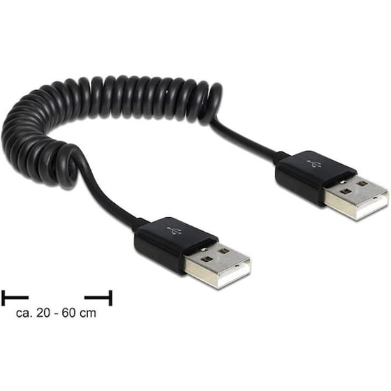 Καλώδιο DeLock USB-A Male σε USB-A Male - 0.6m image 0
