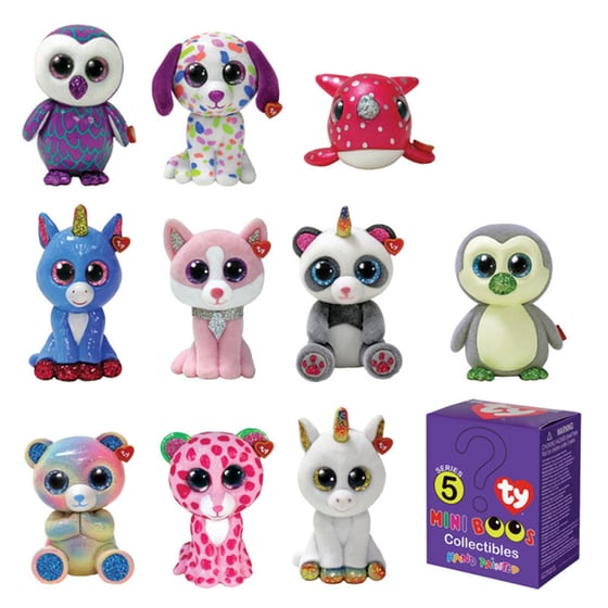 Λούτρινο TY Mini Boos Collectibles Series 5 Hand Painted (7cm) 1013-25005 -Τυχαία Επιλογή Σχεδίου image 1