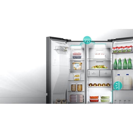 HISENSE RS818N4IIE Total No Frost 632 Lt Inox Ψυγείο Ντουλάπα image 5