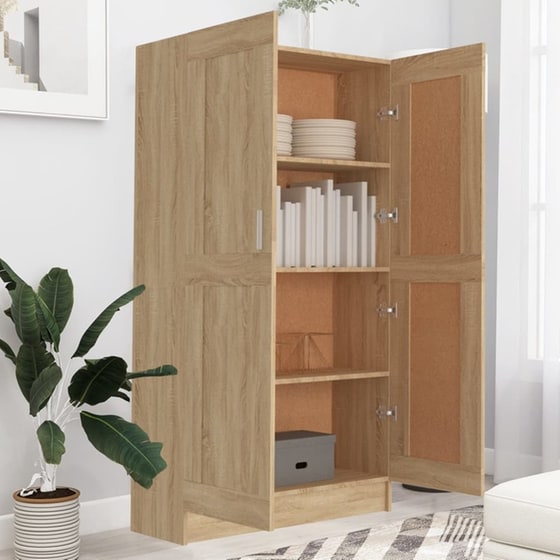 Ντουλάπα Γραφείου VidaXL από Μοριοσανίδα 82.5x30.5x150 cm - Sonoma/Δρυς image 5