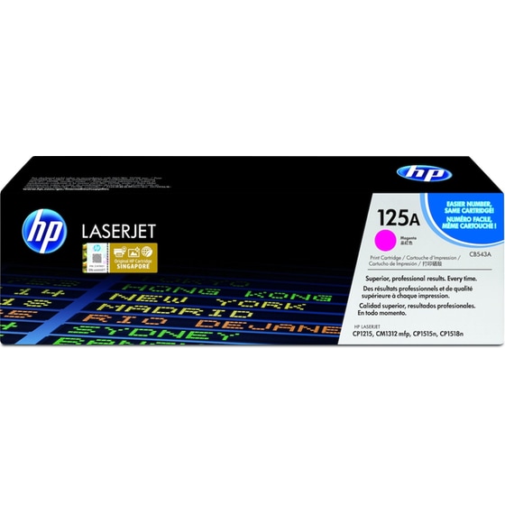 Toner HP 125A CB543A - Magenta image 1