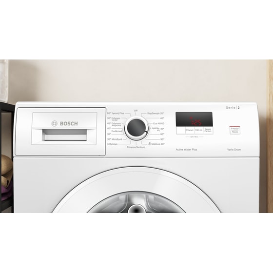 BOSCH WGE02400GR 7 kg 1.400 Στροφές Λευκό Πλυντήριο Ρούχων image 3
