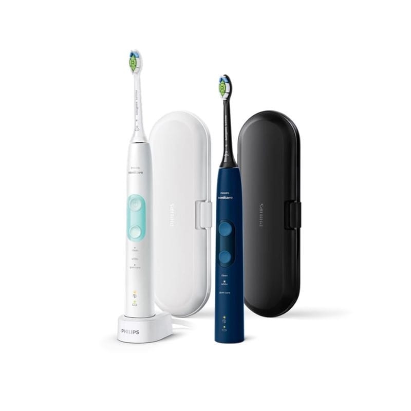 PHILIPS Σετ Ηλεκτρικές Οδοντόβουρτσες PHILIPS Sonicare ProtectiveClean 5100 HX6851/34 - Λευκό/Μπλε