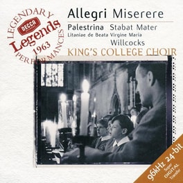 Allegri: Miserere / Palestrina: Stabat Mater