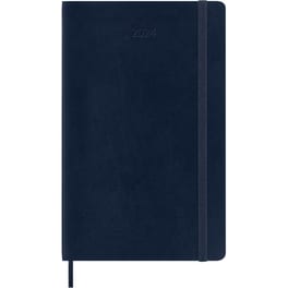 Ημερολόγιο Ημερήσιο Moleskine 2024 12Μ L Sap. Blue Μαλακό