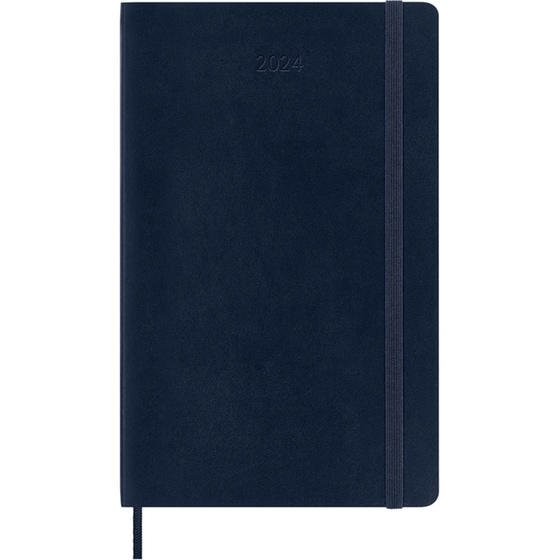 Ημερολόγιο Ημερήσιο Moleskine 2024 12Μ L Sap. Blue Μαλακό image 0