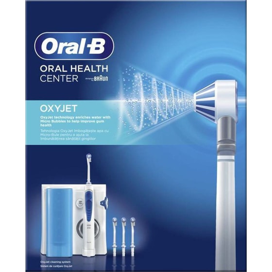 Ηλεκτρικός Εκτοξευτής Νερού ORAL-B Oxyjet Water Flosser Λευκό image 1