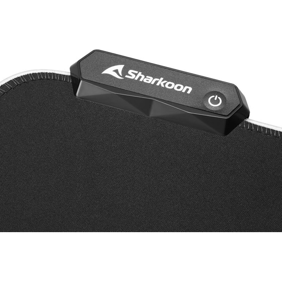 Sharkoon 1337 V2 Gaming Mouse Pad Medium 360mm με RGB Φωτισμό - Μαύρο image 5