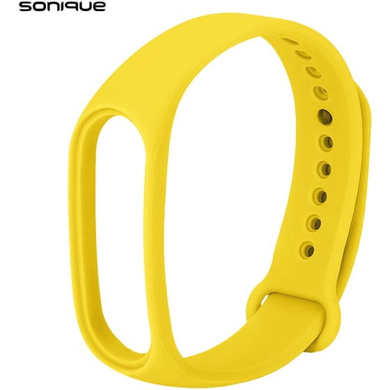 Λουράκι Sonique Color για Xiaomi Mi Smart Band 5/Mi Smart Band 6 - Κίτρινο image 0
