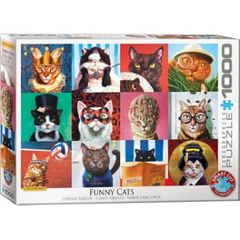 Παζλ Eurographics Funny Cats by Lucia Heffernan (1000 Κομμάτια)