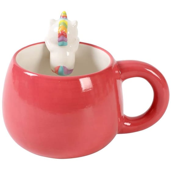 Κούπα i-Total Μονόκερος Κεραμική 450 ml - Ροζ image 1