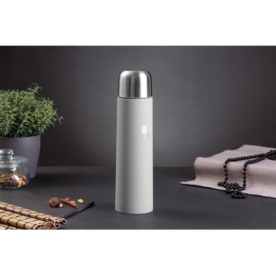 Μπουκάλι Θερμός Berlinger Haus Aspen Collection Ανοξείδωτο Γκρι 1L image 4