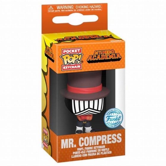Funko Pocket Pop! Keychain - My Hero Academia - Mr Compress (hideout) image 0