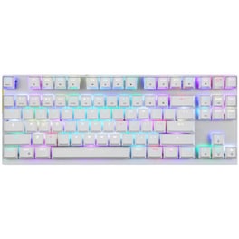 Motospeed K82 Gaming Μηχανικό Ενσύρματο Πληκτρολόγιο RGB Λευκό (US)