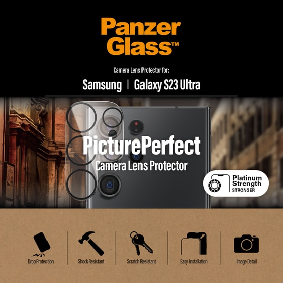 Προστατευτικό κάμερων Samsung Galaxy S23 Ultra - PanzerGlass Camera Lens Protector image 4